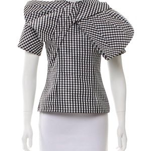 Marc by Marc Jacobs
Gingham Structured Top 
Size: XS USO